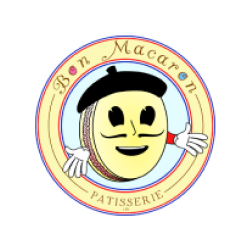 White circle with sponsor logo