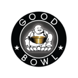 White circle with sponsor logo