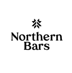 White circle with sponsor logo